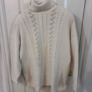Perfect 90s knit oversized sweater - cream *accepting offers
